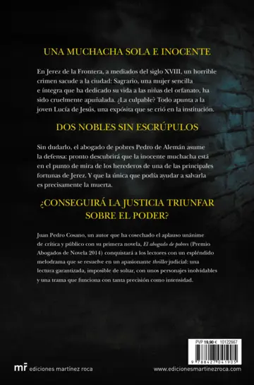 Contraportada Llamé al cielo y no me oyó