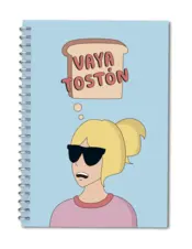 Portada Cuaderno A4 cartón "Tostón" Moderna de pueblo