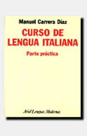 Portada Curso de lengua italiana, 2. Parte práctica