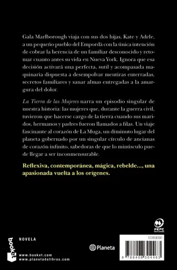 Contraportada La Tierra de las Mujeres