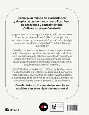 Contraportada Píldoras culturales