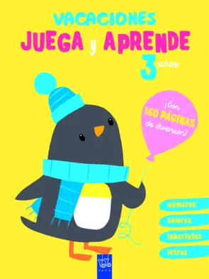 Portada Vacaciones. Juega y aprende. 3 años