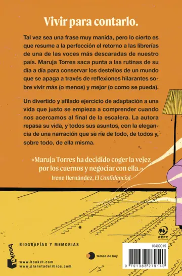 Contraportada Cuanta más gente se muere, más ganas de vivir tengo