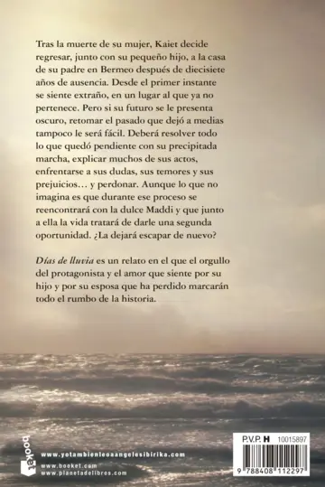Contraportada Días de lluvia