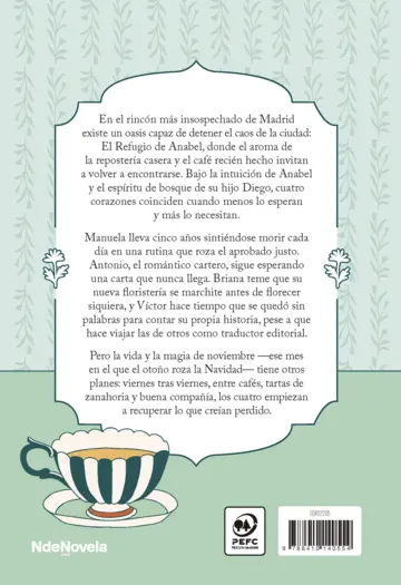 Contraportada El café de las almas perdidas