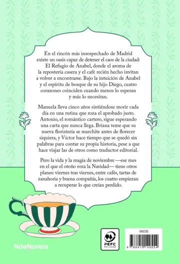Contraportada El café de las almas perdidas