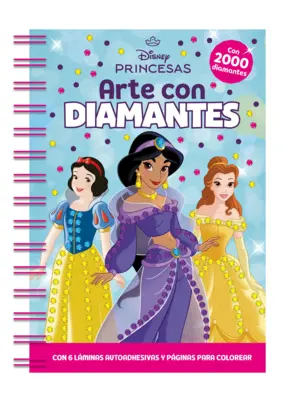 Portada Princesas. Arte con diamantes
