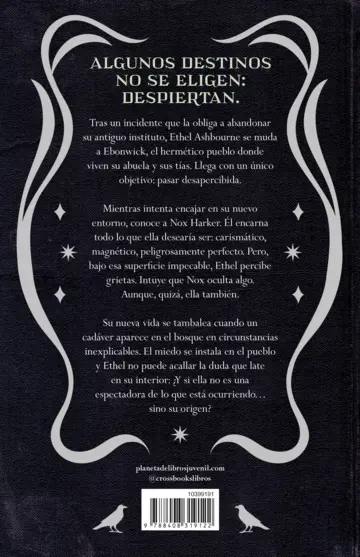 Contraportada Flores malditas 1. Flor de sangre