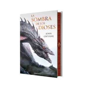 Portada La sombra de los dioses (edición especial cantos tintados)