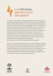 Miniatura contraportada Las 500 dudas más frecuentes del español