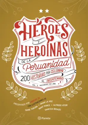 Portada Héroes y heroínas de la peruanidad Vol. 2 101-200