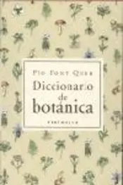 Portada Diccionario de botánica