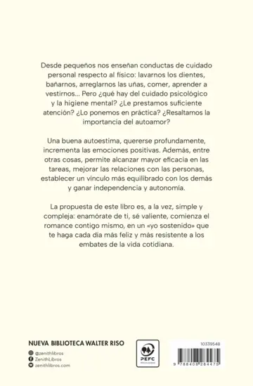 Contraportada Enamórate de ti