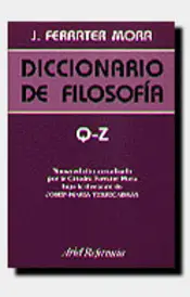 Portada Diccionario de filosofía, vol. 4: Q-Z