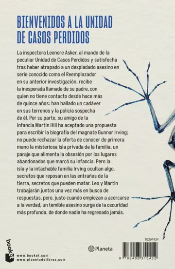 Contraportada El hombre de cristal