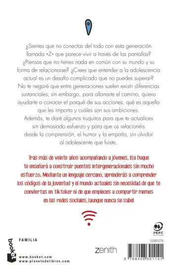 Contraportada Acercarse a la generación Z