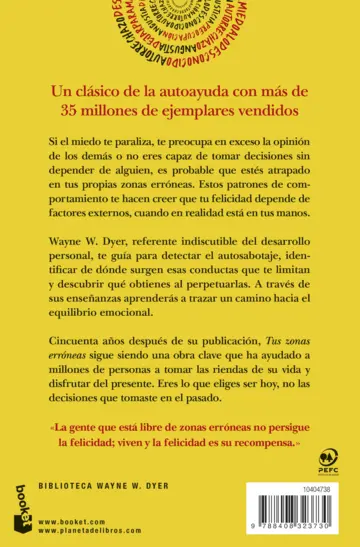 Contraportada Tus zonas erróneas
