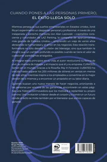 Contraportada Liderar desde el corazón