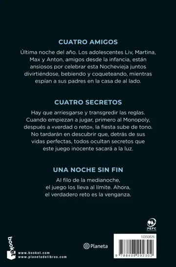 Contraportada Verdad o reto