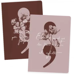 Portada Pack 2 cuadernos cosidos Sara Búho