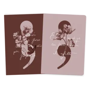 Portada Pack 2 cuadernos cosidos Sara Búho