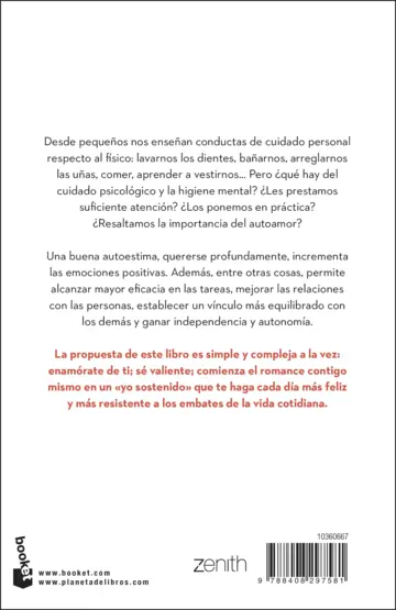 Contraportada Enamórate de ti