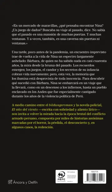 Contraportada El año del viento (edición española)