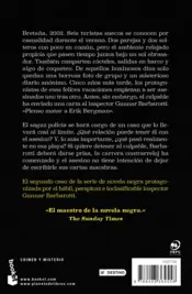 Miniatura contraportada La raíz del mal (Serie Inspector Barbarotti 2)