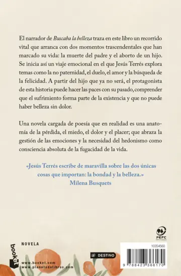 Contraportada Buscaba la belleza