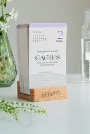 Portada Calendario mesa de tarjetas 2027 - Defreds 0