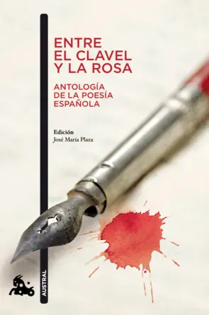 Portada Entre el clavel y la rosa (Antología de la poesía española)