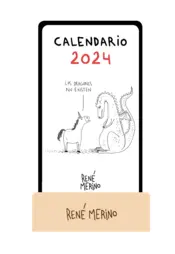 Portada Calendario mesa de tarjetas 2024 René Merino