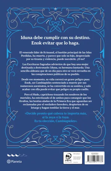 Contraportada El mar de los Ocultos