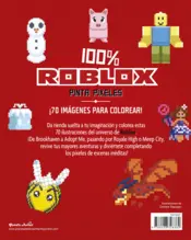 Miniatura contraportada 100% Roblox. Pinta Píxeles