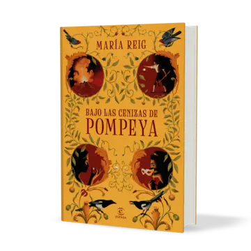 Portada Bajo las cenizas de Pompeya