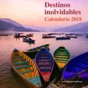 Portada Calendadio Destinos inolvidables 2018