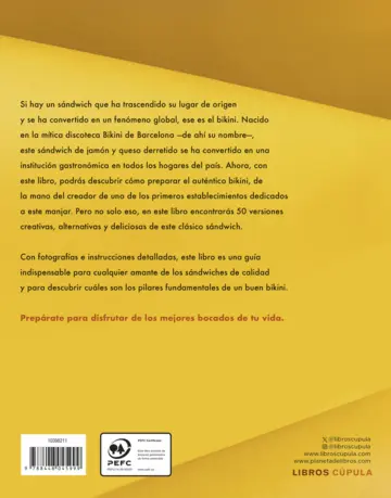 Contraportada Bikinis creativos. Edición tapa blanda