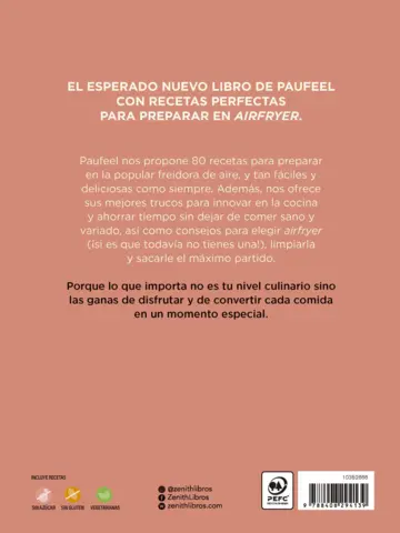 Contraportada Mis mejores recetas en freidora de aire