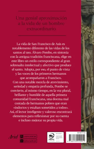Contraportada Vida de San Francisco de Asís