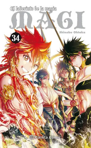 Portada Magi El laberinto de la magia nº 34/37