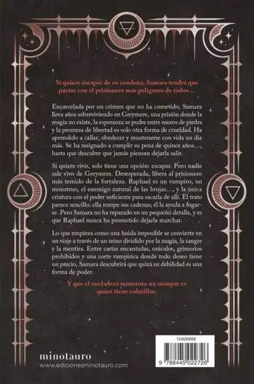Contraportada Reino de magia oscura nº 01 Un pacto sangriento