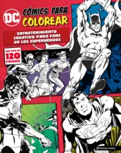 Portada DC Cómics para colorear superhéroes