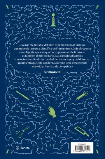 Contraportada Frankenstein