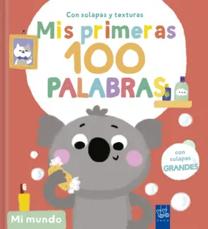 Portada Mis primeras 100 palabras con texturas.  Mi mundo