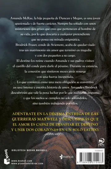 Contraportada Las guerreras Maxwell, 10. Una herencia salvaje