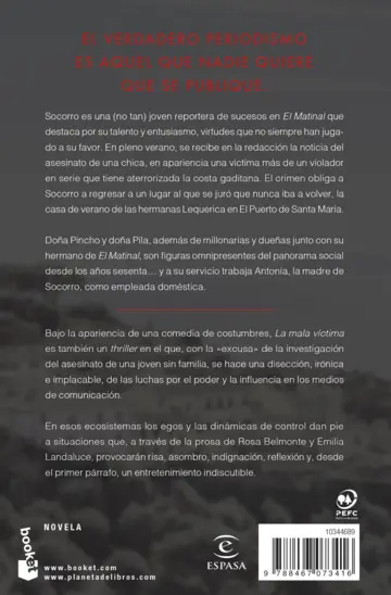 Contraportada La mala víctima