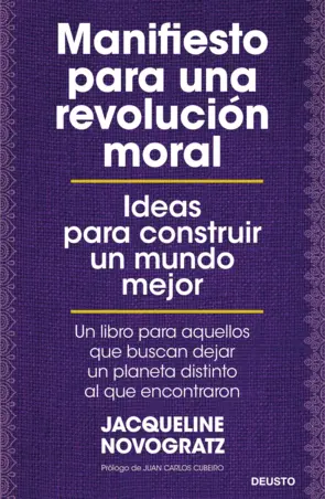 Portada Manifiesto para una revolución moral