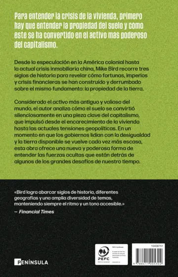 Contraportada El precio del suelo