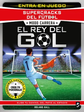 Portada Supercracks del fútbol. Modo carrera. El rey del gol