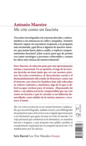 Miniatura contraportada Me crie como un fascista